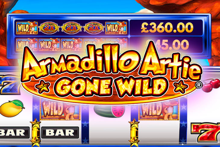 Armadillo Artie Gone Wild - DWG slot at Ritzo Casino Casino