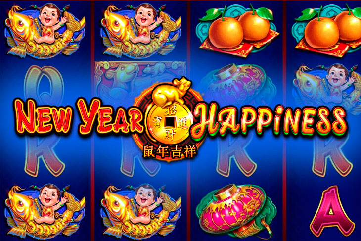 New Year Happiness - Ruby Play slot at Ritzo Casino Casino
